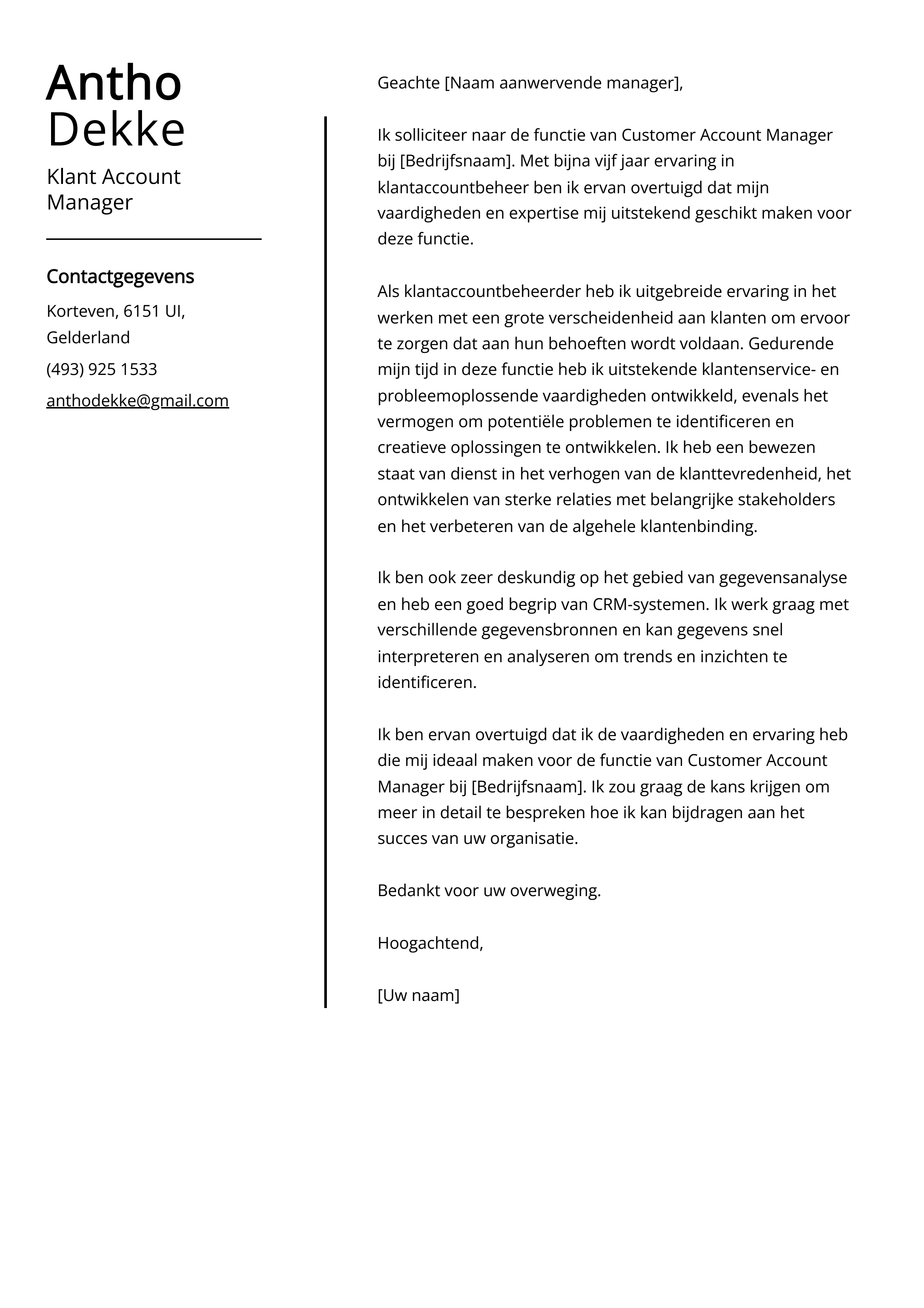 klant-account-manager-motivatiebrief-voorbeeld-voor-2024